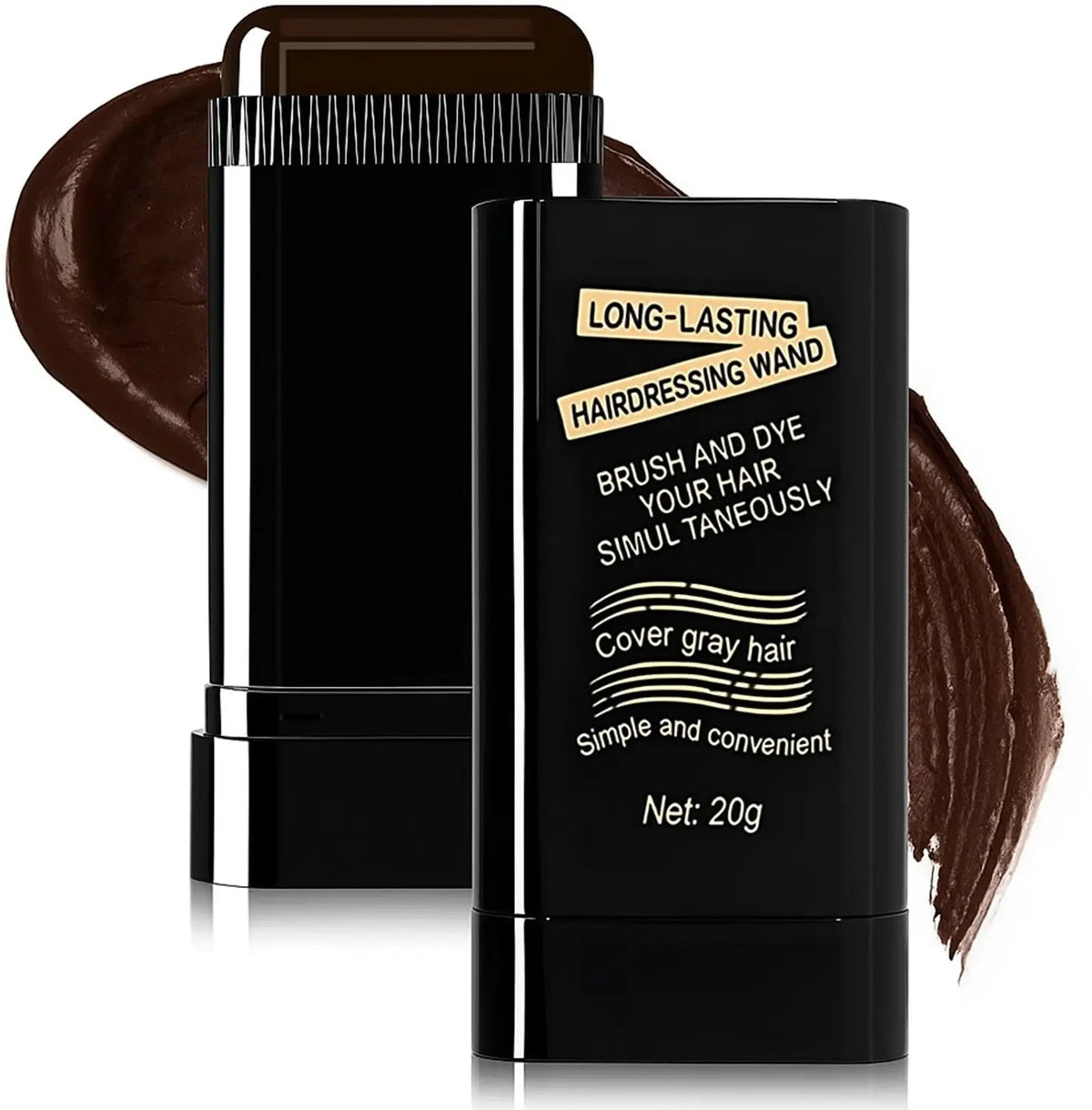 2 in 1 dye hair comb stick