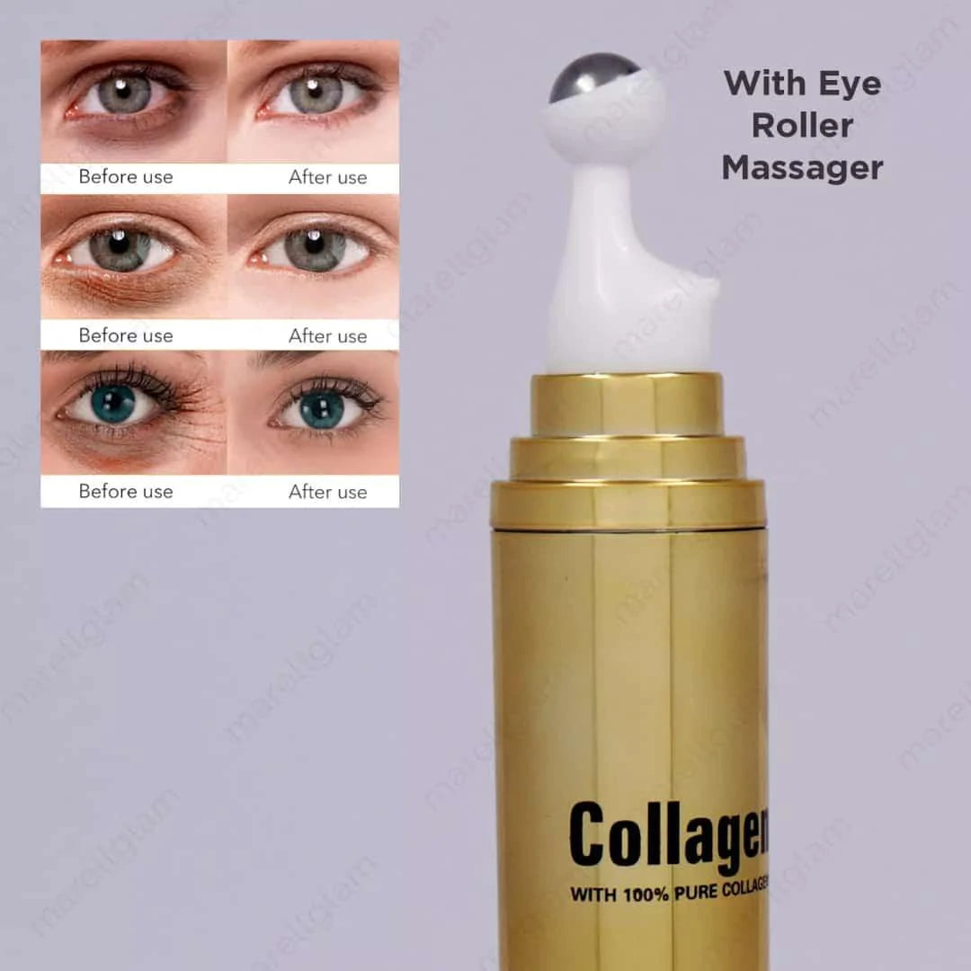 Anti Aging Wrinkle & Dark Circle remover Eye Serum - Reduce Puffiness 100% Working