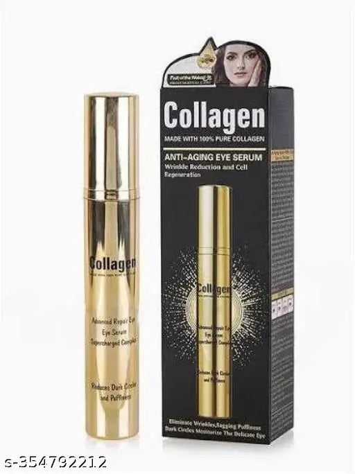 Anti Aging Wrinkle & Dark Circle remover Eye Serum - Reduce Puffiness 100% Working