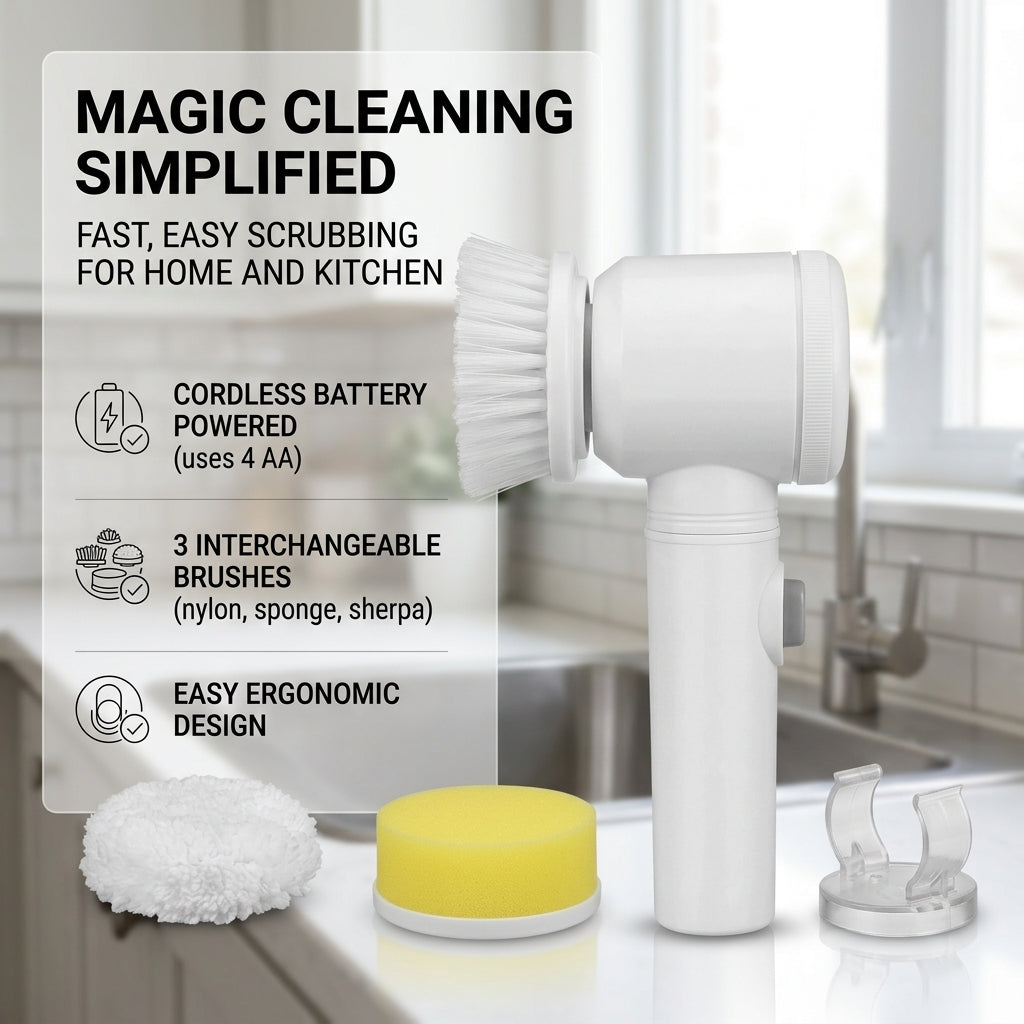 3-in-1 Magic Electric Brush