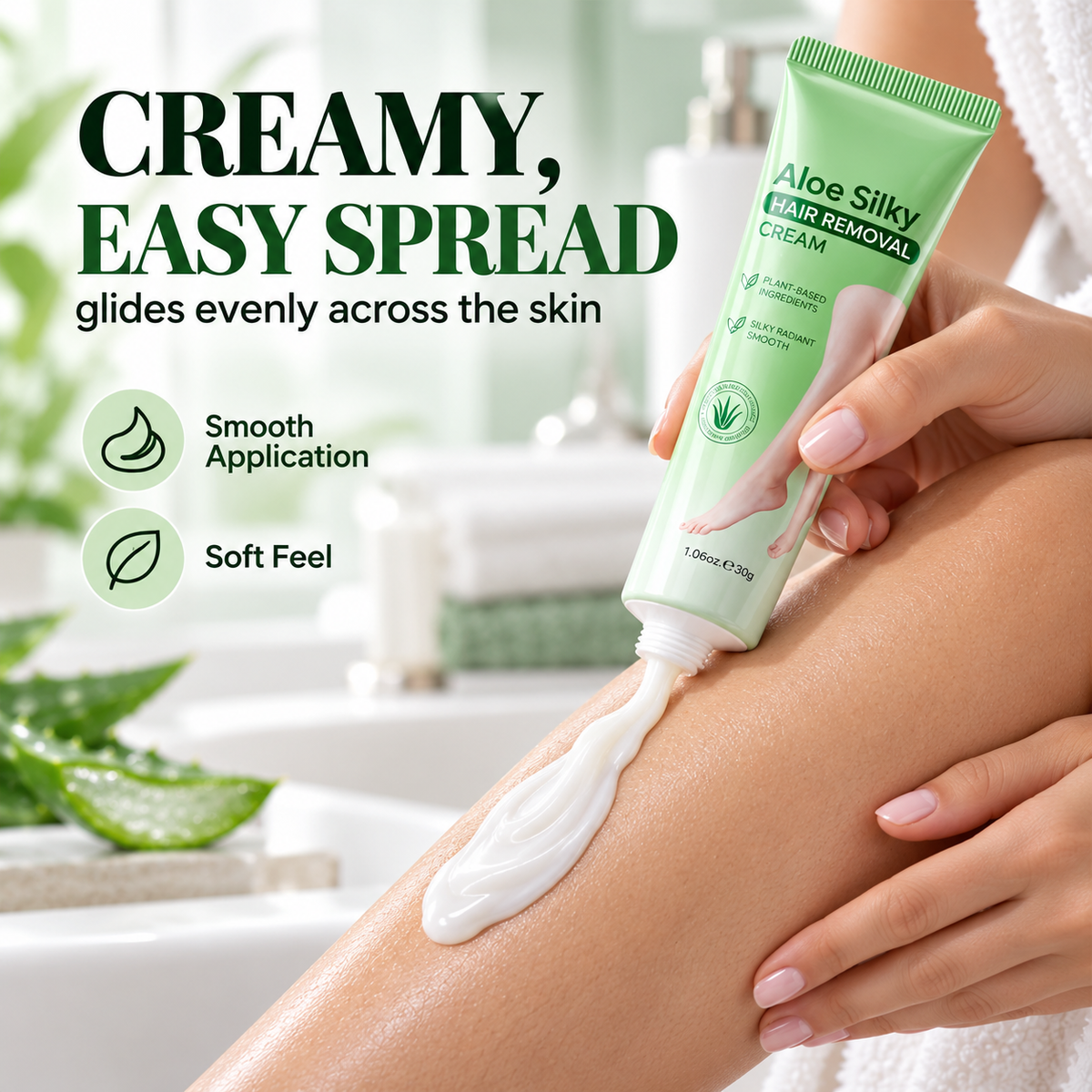 Gentle Aloe Vera Hair Removal Cream