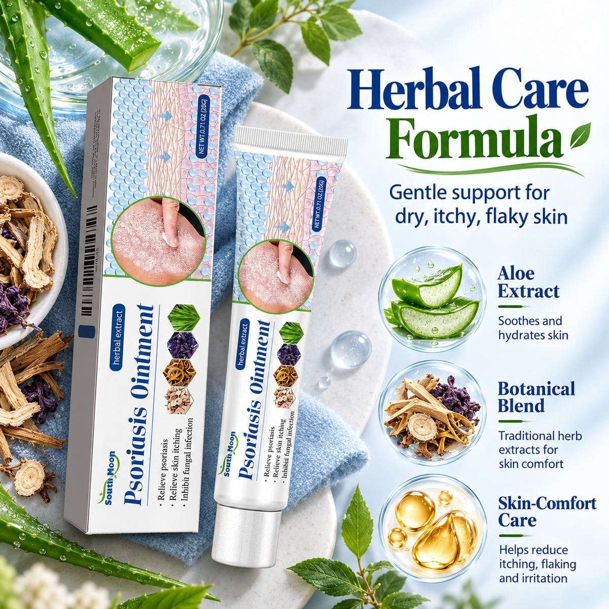 Psoriasis Ointments Sensitive Skin Soothing Care Cream