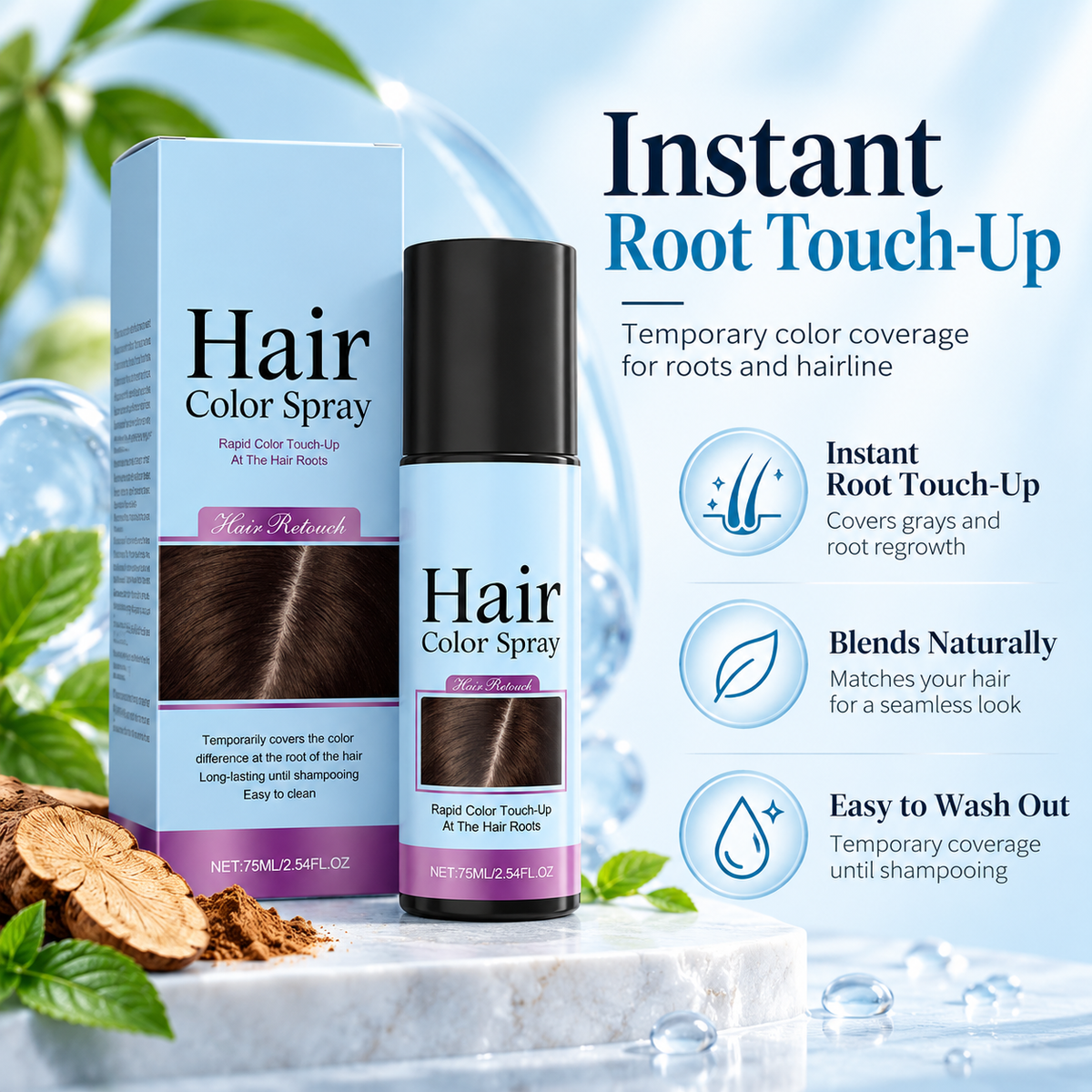 Instant Hair Color Spray