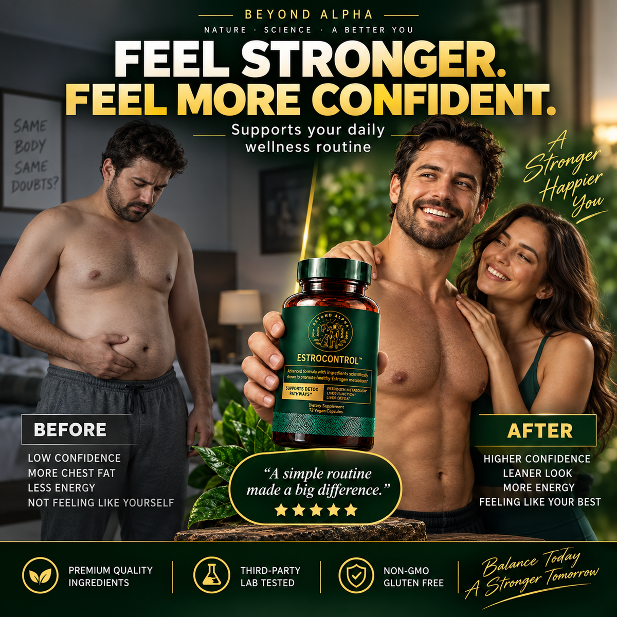 EstroControl™ – For a More Masculine Silhouette