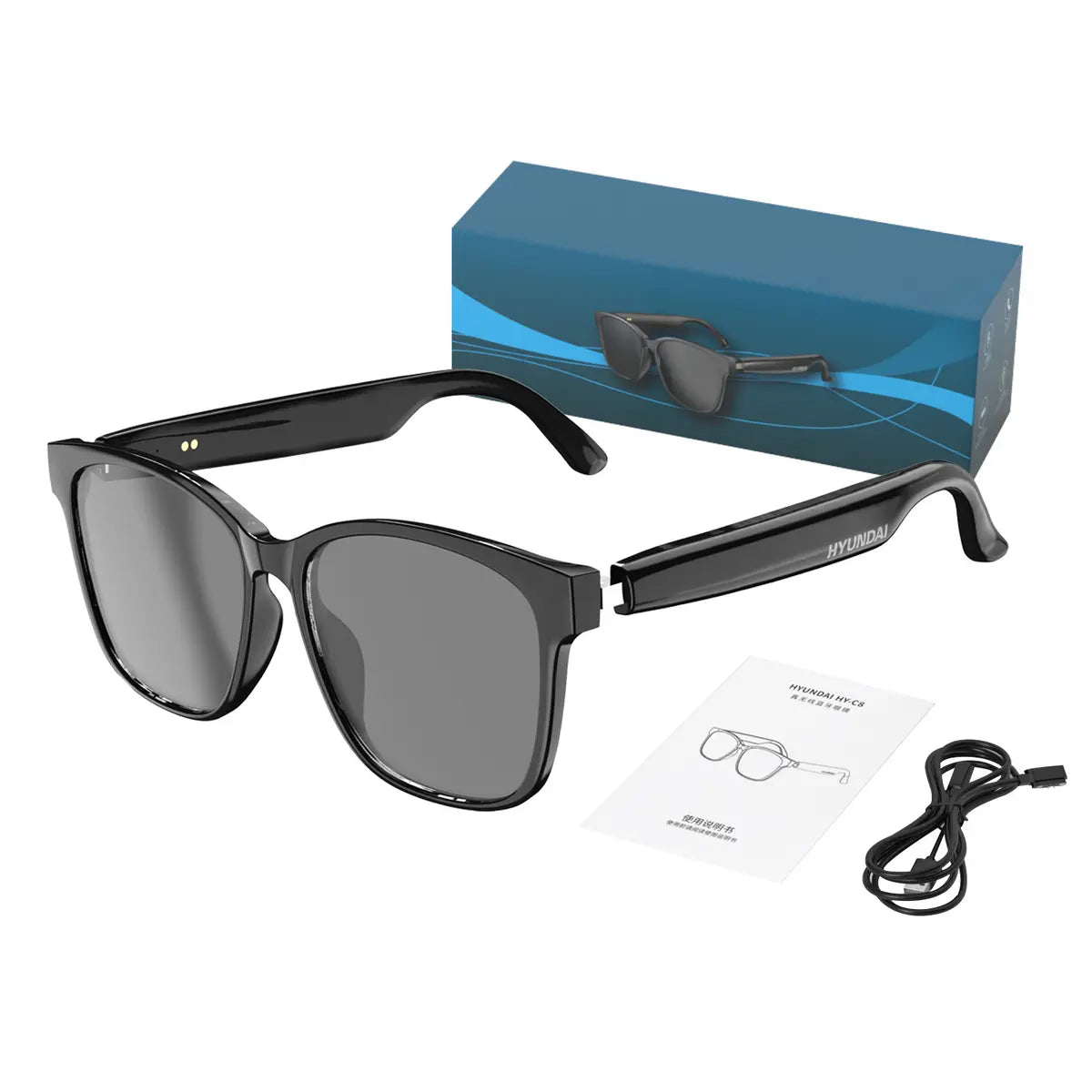 AI Smart Glasses with 8MP Camera