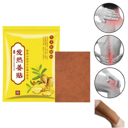 Ginger plasters for pain relief