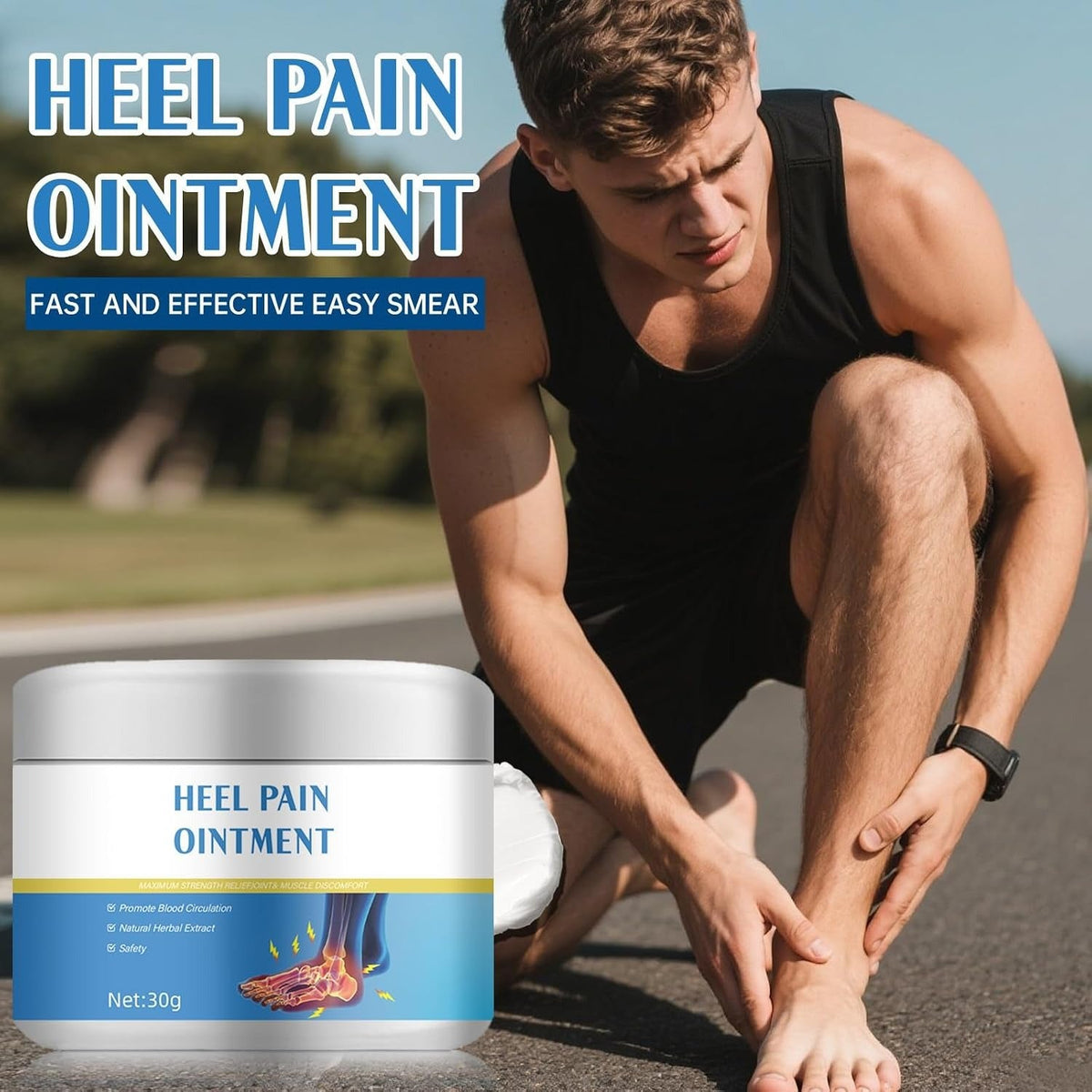 Heel Pain Ointment, Fast & Durable Relief