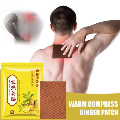 Ginger plasters for pain relief