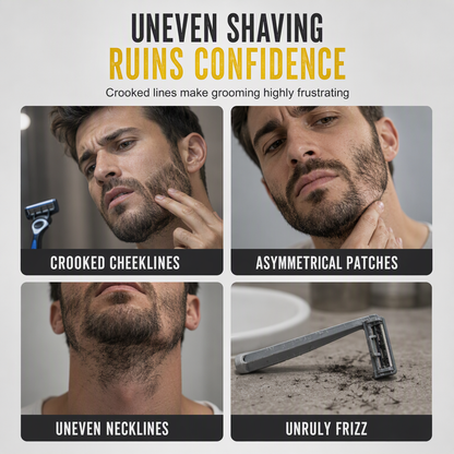 SYMMETRICAL BEARD STYLING KIT - ⏳Time-Limited Special⏰Easy-to-Use Beard Shaping Template🧔🪒
