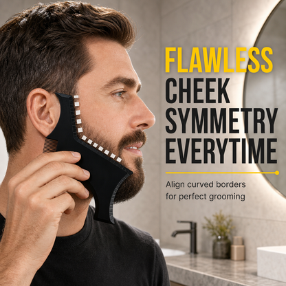 SYMMETRICAL BEARD STYLING KIT - ⏳Time-Limited Special⏰Easy-to-Use Beard Shaping Template🧔🪒