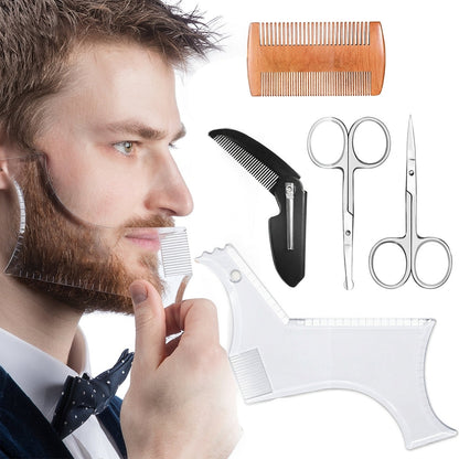 SYMMETRICAL BEARD STYLING KIT - ⏳Time-Limited Special⏰Easy-to-Use Beard Shaping Template🧔🪒